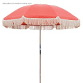 Portable Beach Advertising Umbrella Custom Printing Beach Umbrella Anti UV Sun Umbrella